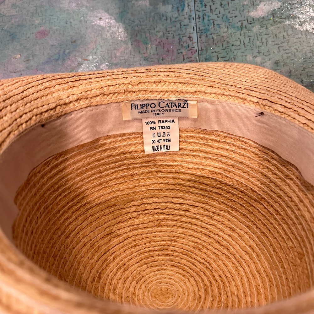 Italian Raffia Hat - Picture 8 of 8